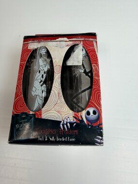 Nightmare Before Christmas Toothpick Holder Glass Collect Jack Sally Core Ni